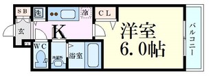 プレサンス新大阪ザ・シティの物件間取画像